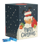 Tower advent calendar, grass paper, share mini chocolate bars - Slika 2
