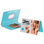 Promotion card, business card format, Trolli team jelly bearchen, standard design