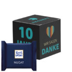 Promotional cube, Ritter SPORT mini nougat - Image 2