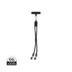 LoopAmp RCS RPET adjustable phone wrist strap 60W cable - Image 2