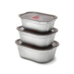 Black+Blum Kutija za pripremu obroka Set od 3 komada Mali, Srednji, Veliki