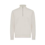 IQONIQ Elgon recycled cotton quarter zip sweater