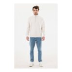 IQONIQ Elgon recycled cotton quarter zip sweater - Slika 6