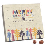 XS adventski kalendar, papir od trave, hrskavi M&M's