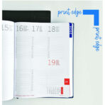 ROKOVNIK TJEDNI PLANER "DONAT" PU TAMNO PLAVI 21x26,5 cm 224 str 80gr P/20 - limited edition - Image 6