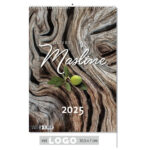""MASLINE" 13 list., dim: 30,5x50 cm, PVC vrećica, P/50, kalendar u boji