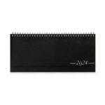 Blanja STOLNI TOKIO s godinom CRNI, spiralni, dim:30x14,5cm, 128 str., P/50