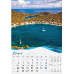 "BISERNA DALMACIJA" 13 list., dim: 33x55 cm, PVC vrećica, P/40, color kalendar - Slika 12