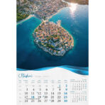 "BISERNA DALMACIJA" 13 list., dim: 33x55 cm, PVC vrećica, P/40, color kalendar - Slika 13