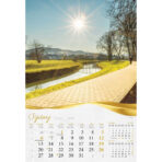 "MOJA ZLATNA SLAVONIJA i BARANJA"  13 list., dim: 33x55 cm, PVC vrećica, P/40, color kalendar - Slika 3