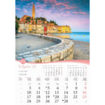 "ROMANTIČNA HRVATSKA" 13 list., dim: 30,5x50 cm, PVC vrećica, P/50, color kalendar - Slika 3