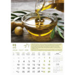 "MASLINE" 13 list., dim: 30,5x50 cm, PVC vrećica, P/50, color kalendar - Slika 5
