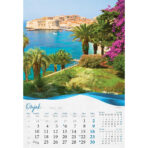 "BISERNA DALMACIJA" 13 list., dim: 33x55 cm, PVC vrećica, P/40, color kalendar - Slika 5