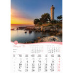 "ROMANTIČNA HRVATSKA" 13 list., dim: 30,5x50 cm, PVC vrećica, P/50, color kalendar - Slika 4