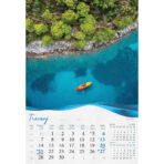 "BISERNA DALMACIJA" 13 list., dim: 33x55 cm, PVC vrećica, P/40, color kalendar - Slika 6