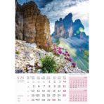 "VRHOVI SVIJETA" 13 list., dim: 30,5x50 cm, PVC vrećica, P/50, color kalendar - Slika 7