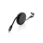 Terra RCS recycled aluminium retractable 240W 2-in-1 cable
