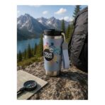 Double-walled travel mug Kayla | Recycled | 500 ml - Image 9