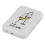 Recycled ABS wireless charger powerbank Miren - Slika 11