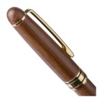 Walnut wooden twist ballpen Noa - Image 11