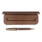 Walnut wooden twist ballpen Noa - Image 3