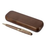Walnut wooden twist ballpen Noa - Image 7