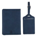 Recycled PU passport holder and luggage label Zani - Image 2
