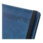 Recycled PU passport holder and luggage label Zani - Image 4
