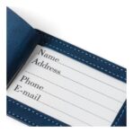 Recycled PU passport holder and luggage label Zani - Image 6