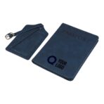 Recycled PU passport holder and luggage label Zani - Image 8