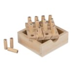 Pine wooden mini Sudoku set Kenza - Image 3