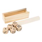 Beech wooden dice set Celine - Slika 3