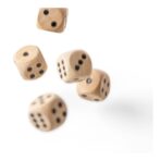 Beech wooden dice set Celine - Slika 5