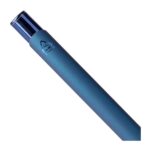 Recycled aluminium rubberized ballpen Anisa - Slika 4