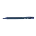 Recycled aluminium rubberized ballpen Anisa - Slika 6
