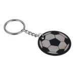 Recycled stainless steel soccer ball keychain Ciro - Slika 3