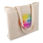 Oeko-Tex® cotton (140 gsm) shopping bag Isak - Slika 11