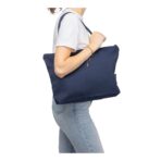 Recycled polycotton (330 gsm) tote bag Malina - Image 10