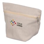 Corduroy zippered cosmetic pouch Tia - Slika 7