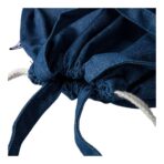 Recycled denim drawstring bag Dex - Image 7