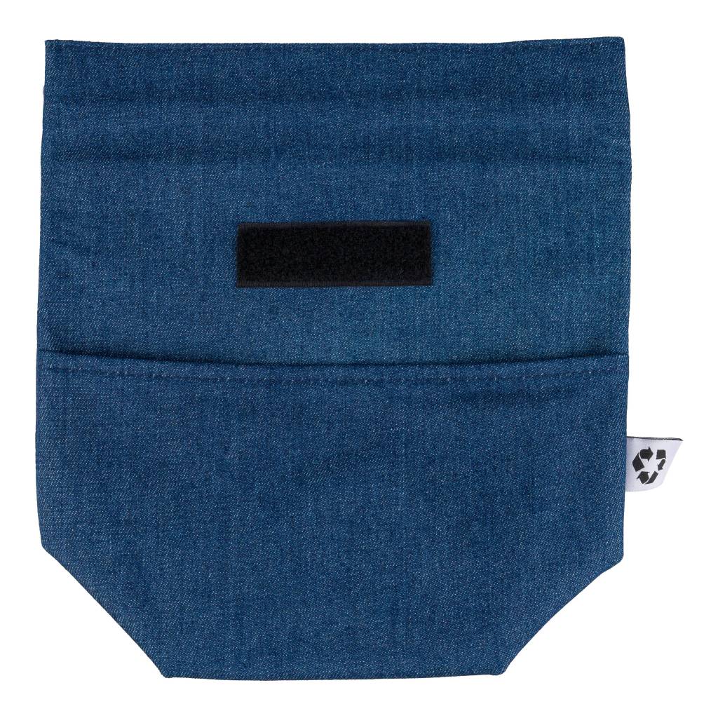 g00G1349542-00G005999999-0 Recycled denim cooler roll-top bag Mira - Slika 1