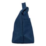 Recycled denim cooler roll-top bag Mira - Slika 3