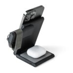 Recycled ABS 3-in-1 magnetic wireless charger Valerio - Slika 11