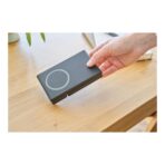 Recycled ABS 3-in-1 magnetic wireless charger Valerio - Slika 15