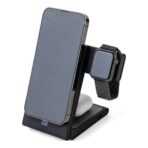 Recycled ABS 3-in-1 magnetic wireless charger Valerio - Slika 7