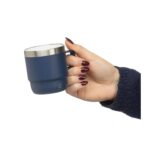 Recycled stainless steel double-walled cup (180 ml) Lilia - Image 10