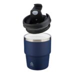 Recycled stainless steel double-walled mug (175 ml) Oli - Image 2