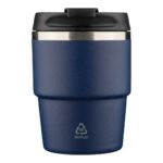 Recycled stainless steel double-walled mug (175 ml) Oli