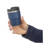 Recycled stainless steel double-walled mug (175 ml) Oli - Image 13