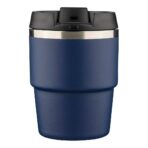 Recycled stainless steel double-walled mug (175 ml) Oli - Image 3